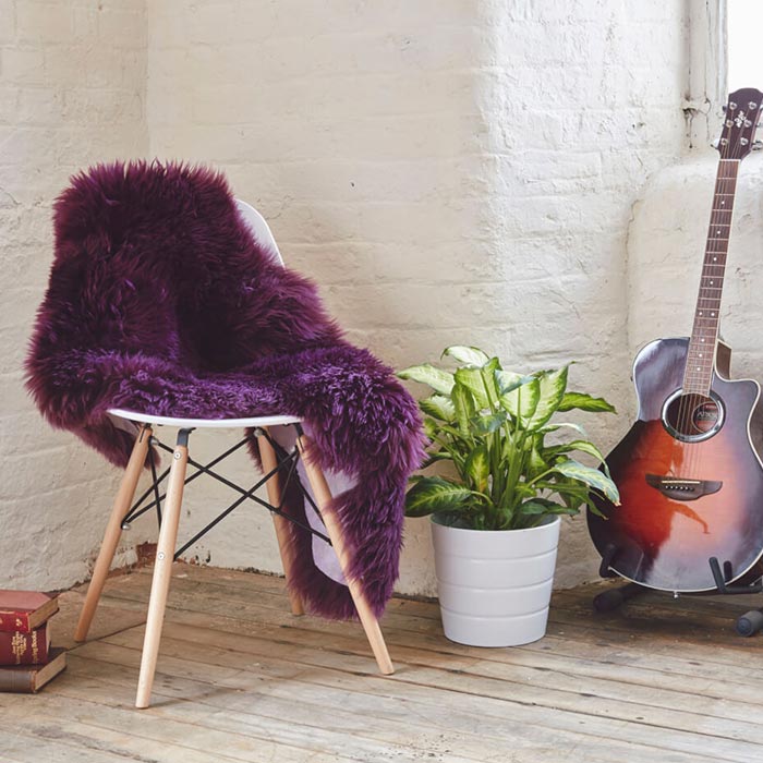 ニュージーランド原皮のムートン長毛フリース, １匹物 90*60cm; 毛足 50-70mm;中国のシープスキン　メーカー.