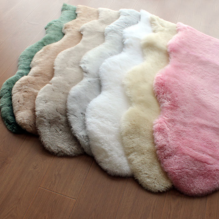 オーストラリア原皮 短毛 シープスキン ラグ; シープスキン ラグ, 1匹物 100*60cm; 毛足 25mm; 多色　シープスキン; 中国のシープスキン　メーカー