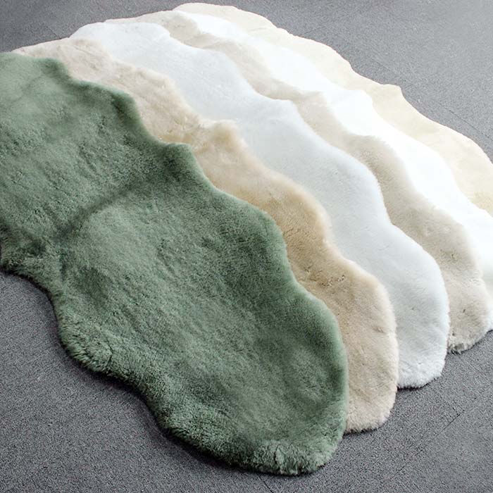 オーストラリア原皮 短毛 シープスキン ラグ; シープスキン ラグ,  2匹物 180*60cm; 毛足 25mm; 多色　シープスキン; 中国のシープスキン　メーカー