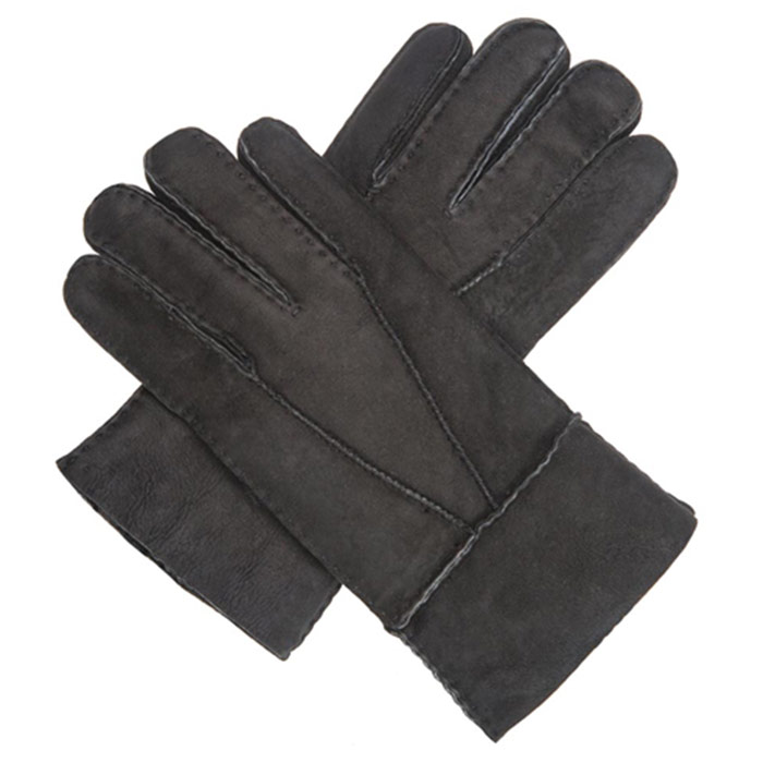 ムートン レザー グローブ ;クラシック　デザイン； 手縫い 手袋